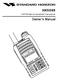 HX500S. Owner's Manual. VHF/FM Marine Handheld Transceiver HX500S