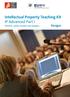 Intellectual Property Teaching Kit IP Advanced Part I