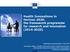 Health Innovations in Horizon 2020: the framework programme for research and innovation ( )