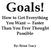 Goals! How to Get Everything You Want Faster Than You Ever Thought Possible. By: Brian Tracy