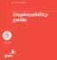 pwc.com/uk/employability Employability guide The opportunity of a lifetime