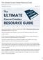 The Ultimate Course Creation Resource Guide