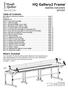 HQ Gallery2 Frame. Assembly Instructions QF Table of Contents. What s Included