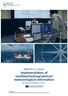 Implementation of maritime/hydrographical/ meteorological information