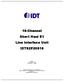 16-Channel Short Haul E1 Line Interface Unit IDT82P20516