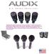 Although the Audix microphones are very successful in a studio environment, perhaps their biggest claim to fame is their advantages in live
