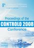 Proceedings of the CONTROLO 2008 Conference