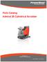 Parts Catalog Admiral 28 Cylindrical Scrubber