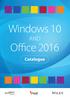 Windows 10. Office and. Catalogue
