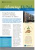 Advancing DePaul. Kresge Foundation supports Campaign for Excellence in Science. in this issue