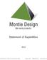 Montie Design. Statement of Capabilities. We build products.
