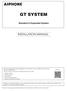GT SYSTEM. Standard & Expanded System INSTALLATION MANUAL