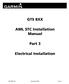 GTS 8XX. AML STC Installation Manual. Part 3. Electrical Installation