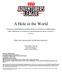 A Hole in the World. A four-hour adventure for 1st-4th level characters. Christopher Sniezak Adventure Designer. Adventure Code: CORE 1-3
