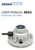 USER MANUAL IR02. Pyrgeometer with heater