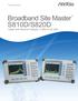 Broadband Site Master S810D/S820D