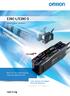 E3NC-L/E3NC-S. Smart Laser Sensors. Best fit for challenging sensing applications. Laser Sensors for highest precision detection