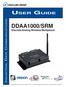 DDAA1000/SRM Discrete/Analog Wireless Multiplexer