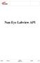 Nan Eye Labview API. 07/05/13 Version DATE: 07/05/13 PAGE: 1/14