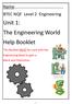 Unit 1: The Engineering World Help Booklet