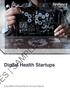 Digital Health Startups A FirstWord ExpertViews Dossier Report