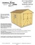 8x12 SpaceMaker Garden Shed Assembly Manual