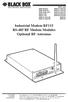 Industrial Modem RF115 RS-485 RF Modem Modules Optional RF Antennas