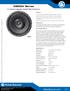 C803A Series. 8  Coaxial Loudspeaker Available With Transformer. Features. Applications. General Description. Specifications C803A