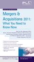 Mergers & Acquisitions 2011: