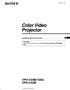 Color Video Projector