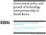 Government policy and growth of technology entrepreneurship in South Korea