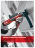 Direct Fastening Systems. Hilti. Outperform. Outlast.