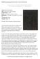 Conservation notes on materials relating to Robert Rauschenberg s Untitled [glossy black painting] (ca. 1951), 2010 and 2012