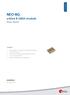 NEO-8Q. u-blox 8 GNSS module. Data Sheet. Highlights: