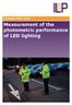 Guidance Note 3/16 Measurement of the photometric performance of LED lighting