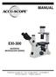 MANUAL EXI-300 INVERTED MICROSCOPE SERIES. 73 Mall Drive, Commack, NY (P) (F)