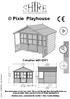 Pixie Playhouse. Complies with EN71