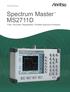 Spectrum Master MS2711D