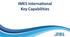 IMES International Key Capabilities