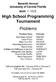 Problems. High School Programming Tournament. acm. YnE. Seventh Annual University of Central Florida