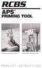 APSTM PRIMING TOOL PRODUCT INSTRUCTIONS