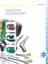 Surfaces for life. The Hermes product program for grinding and fi nishing implants and surgical instruments ABRASIVES