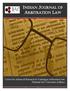 INDIAN JOURNAL OF ARBITRATION LAW