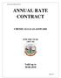 ANNUAL RATE CONTRACT