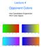 Lecture 4. Opponent Colors. Hue Cancellation Experiment HUV Color Space