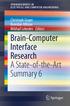 Brain-Computer Interface Research A State-of-the-Art Summary 6. Christoph Guger Brendan Allison Mikhail Lebedev Editors