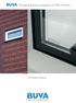 Tempered glass windows in PVC frames