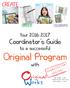 Your Coordinator s Guide