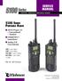 SERVICE MANUAL 5100 SERIES PORTABLE RADIO. APCO Project 25 Conventional Trunked SMARTNET / SmartZone Analog FM Conventional