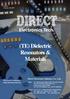 (TE) Dielectric Resonators & Materials